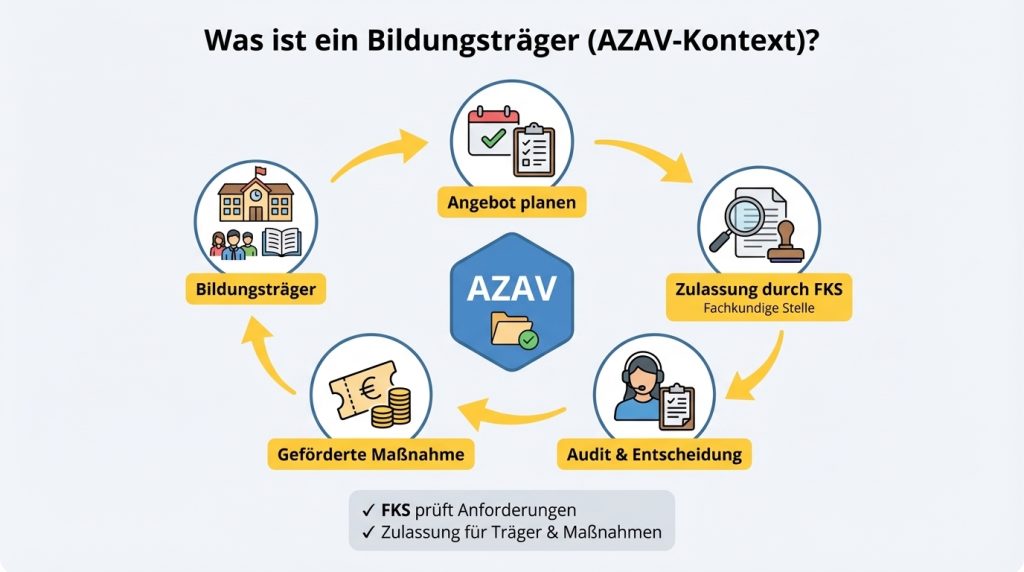 Was sind Bildungsträger im Kontext der AZAV-Zertifzierung?